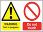 Dual Warning A7 stickers (4x74mm x 105mm) Health And Safety Warning Sticker Latex Printed Various Designs Available MULTI001-40