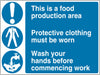Dual Warning A7 stickers (4x74mm x 105mm) Health And Safety Warning Sticker Latex Printed Various Designs Available MULTI001-40