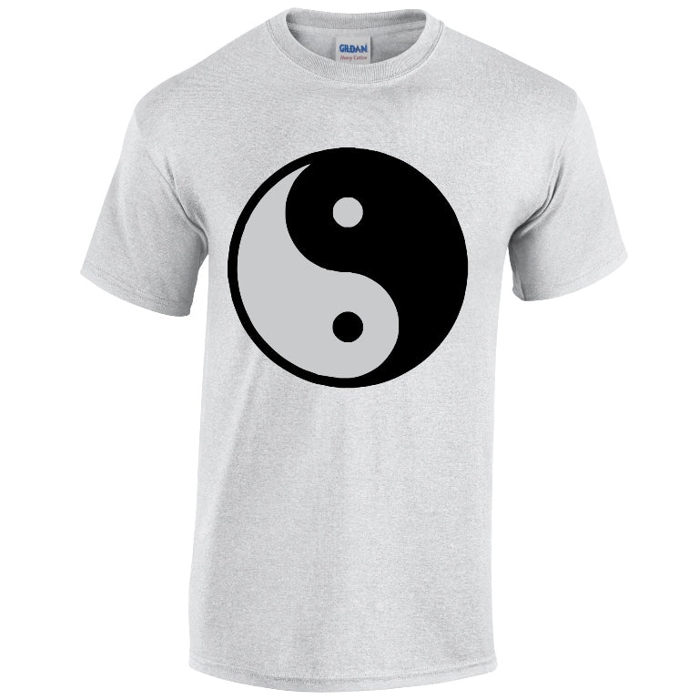NE001091 Yin Yang Unisex Cotton T-shirts Various Sizes & Colours Available