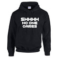 NEO001149 No One Cares Unisex Cotton Hoodie Various Sizes & Colours Available