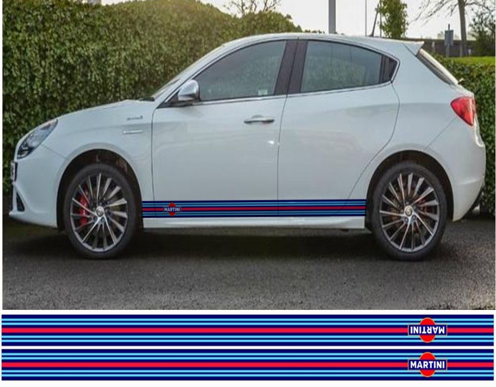 Martini side stripes with logo