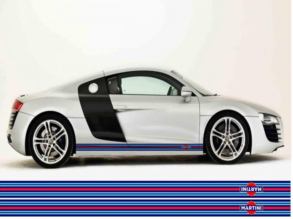 Martini side stripes with logo