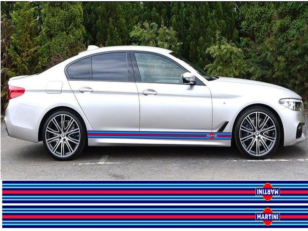 Martini side stripes with logo