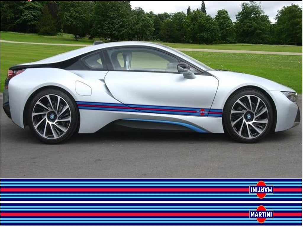 Martini side stripes with logo