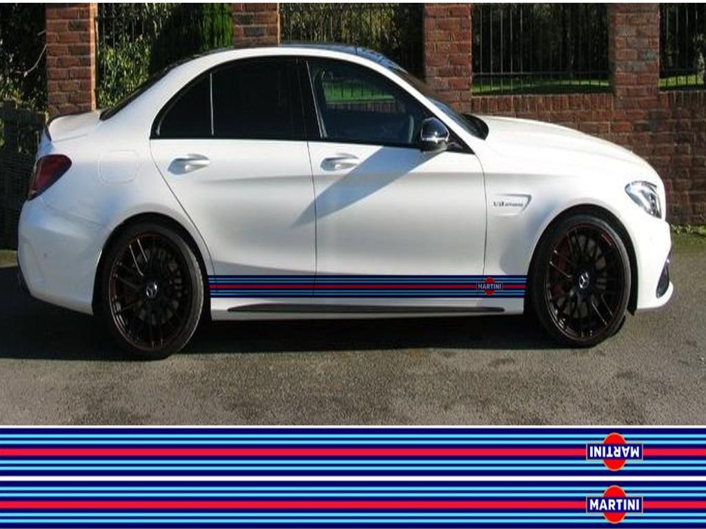 Martini side stripes with logo