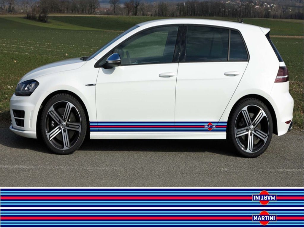 Martini side stripes with logo