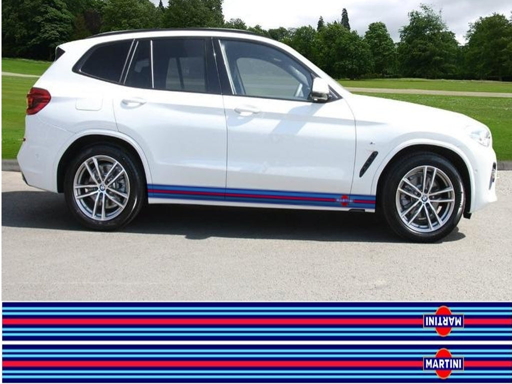 Martini side stripes with logo