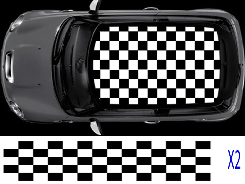 NEO00339 Mini chequered flag roof