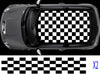 NEO00339 Mini chequered flag roof