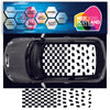 NEO00340 Mini crazy chequered flag roof