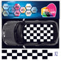 NEO00382 Mini large chequered flag roof