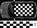 NEO00382 Mini large chequered flag roof
