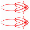 NEO00545-NEO00550 Pinstripe Design 1 Car Bike Van Truck Boat Vinyl Graphic Sticker Decal Various Designs Available