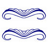 NEO00545-NEO00550 Pinstripe Design 1 Car Bike Van Truck Boat Vinyl Graphic Sticker Decal Various Designs Available