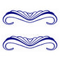 NEO00545-NEO00550 Pinstripe Design 1 Car Bike Van Truck Boat Vinyl Graphic Sticker Decal Various Designs Available