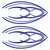 NEO00551-NEO00560 Pinstripe Design 7 Car Bike Van Truck Boat Vinyl Graphic Sticker Decal Various Designs Available