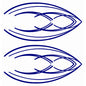 NEO00551-NEO00560 Pinstripe Design 7 Car Bike Van Truck Boat Vinyl Graphic Sticker Decal Various Designs Available