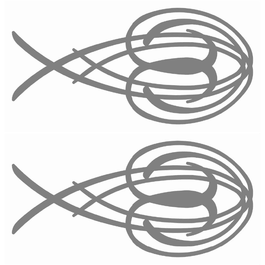 NEO00551-NEO00560 Pinstripe Design 7 Car Bike Van Truck Boat Vinyl Graphic Sticker Decal Various Designs Available