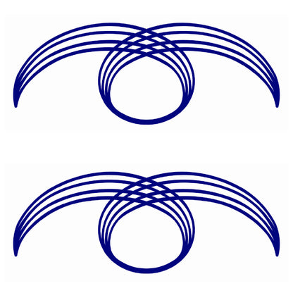 NEO00551-NEO00560 Pinstripe Design 7 Car Bike Van Truck Boat Vinyl Graphic Sticker Decal Various Designs Available