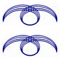 NEO00551-NEO00560 Pinstripe Design 7 Car Bike Van Truck Boat Vinyl Graphic Sticker Decal Various Designs Available