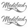 NEO00590-00640 Supercharged Fancy Flame Car Bike Van Truck Boat Vinyl Graphic Sticker Decal Various Designs Available