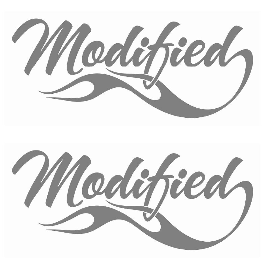 NEO00590-00640 Supercharged Fancy Flame Car Bike Van Truck Boat Vinyl Graphic Sticker Decal Various Designs Available