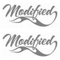 NEO00590-00640 Supercharged Fancy Flame Car Bike Van Truck Boat Vinyl Graphic Sticker Decal Various Designs Available