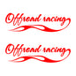 NEO00590-00640 Supercharged Fancy Flame Car Bike Van Truck Boat Vinyl Graphic Sticker Decal Various Designs Available
