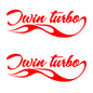 NEO00590-00640 Supercharged Fancy Flame Car Bike Van Truck Boat Vinyl Graphic Sticker Decal Various Designs Available