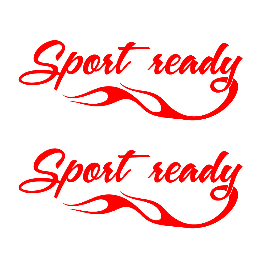 NEO00641-00650 Sport Ready Fancy Flame Car Bike Van Truck Boat Vinyl Graphic Sticker Decal Various Designs Available