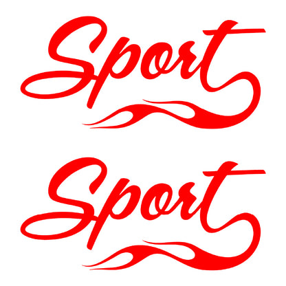 NEO00641-00650 Sport Ready Fancy Flame Car Bike Van Truck Boat Vinyl Graphic Sticker Decal Various Designs Available