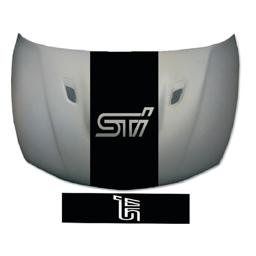 NEO00716 STI Bonnet Stripe 1500mm x 480mm Gloss & Matt Vinyl Only