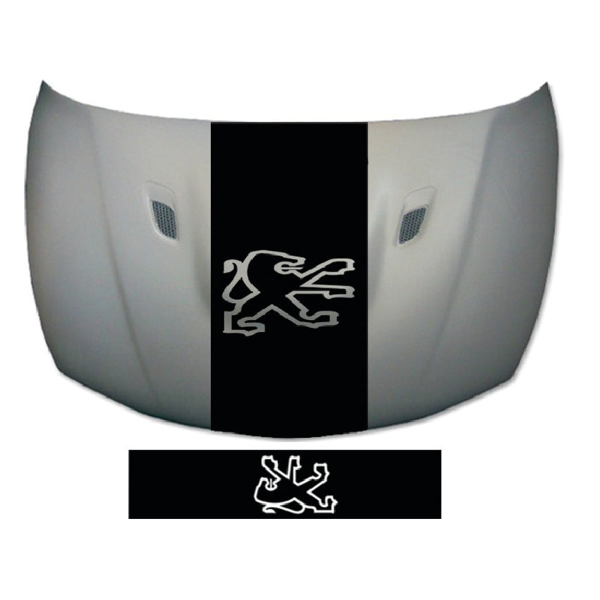 NEO00723 Peugeot Bonnet Stripe 1500mm x 480mm Gloss & Matt Vinyl Only