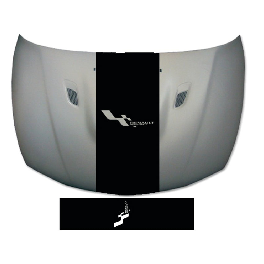 NEO00761 Renault Sport 2 Bonnet Stripe 1500mm x 480mm Gloss & Matt Vinyl Only