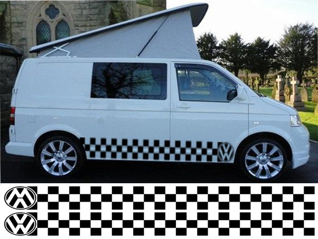 6m Checker For Transit Connect Caddy Berlingo Partner Graphics Various Designs Available