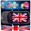 NEO00941B Blue and Red Union Jack flag roof for mini