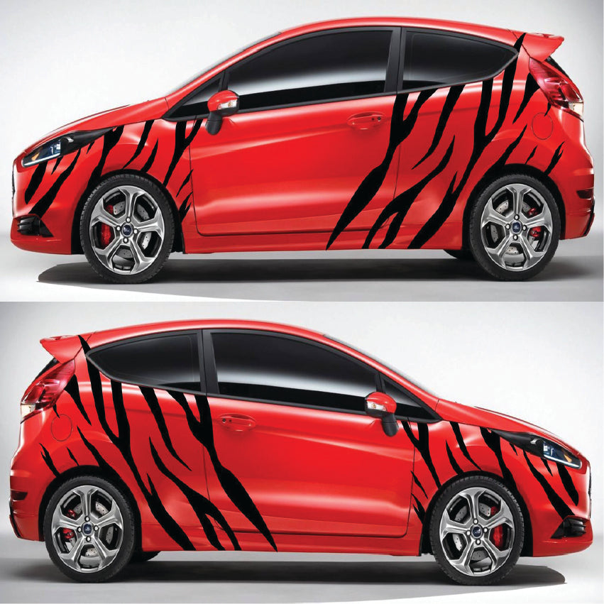 NEO00945A Tiger Stripes For Ford Fiesta Single Colour