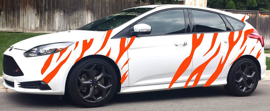 NEO00946A Tiger stripes 2 vinyl for Focus 1 colour