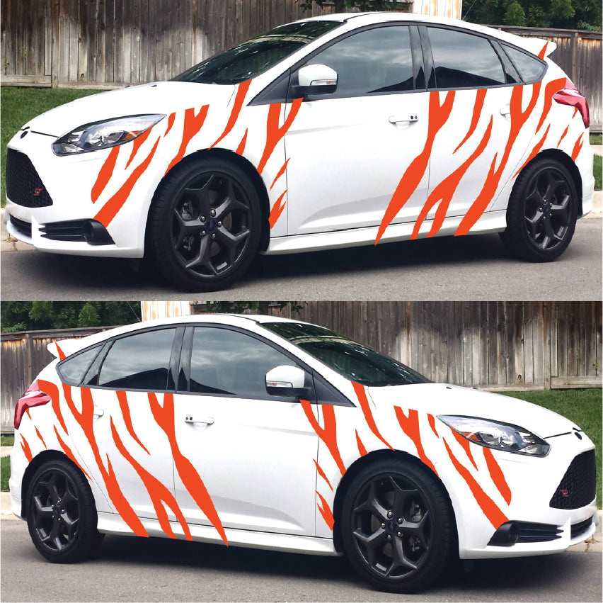 NEO00946A Tiger Stripes For Ford Focus Single Colour