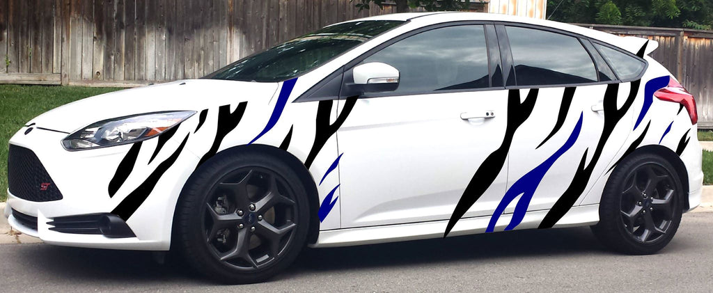 NEO00946B Tiger Stripes 2 Vinyl For Fiesta 2 Colour