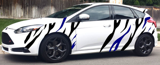 NEO00946B Tiger Stripes 2 Vinyl For Fiesta 2 Colour
