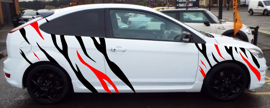 Tiger Stripes For Fiesta/Focus Various Designs Available