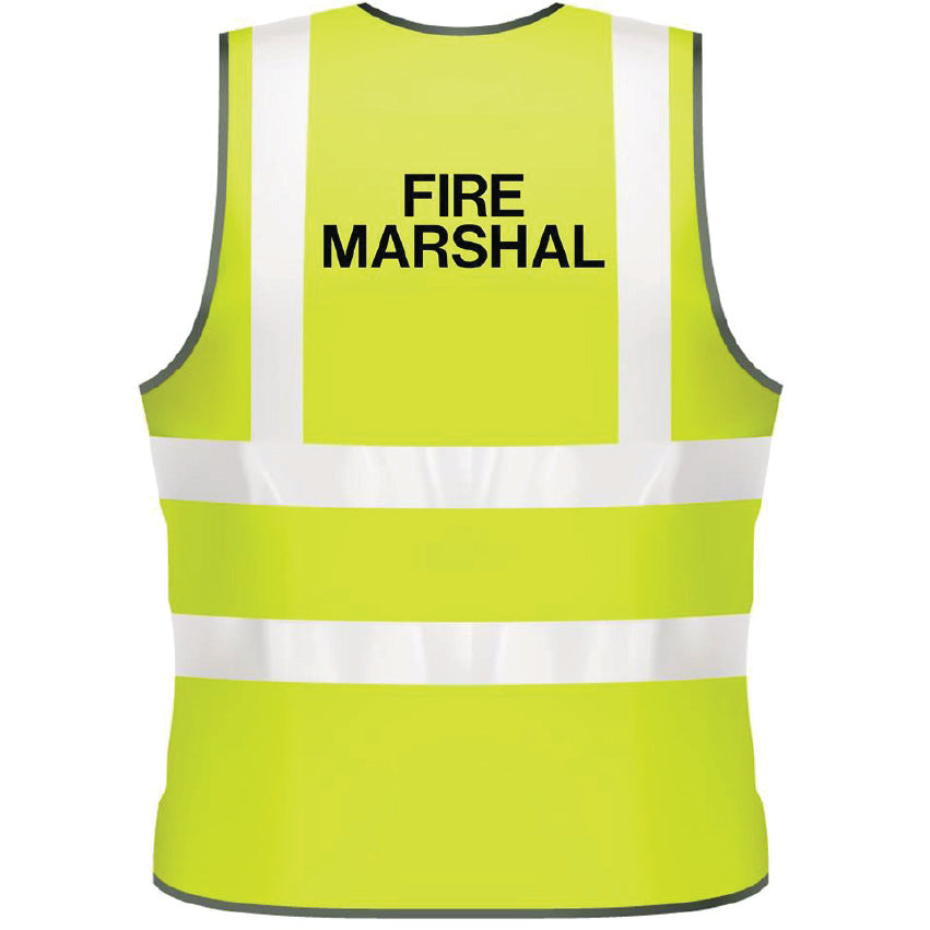NEO00962 Fire Marshal Adults Hi-Viz Vests