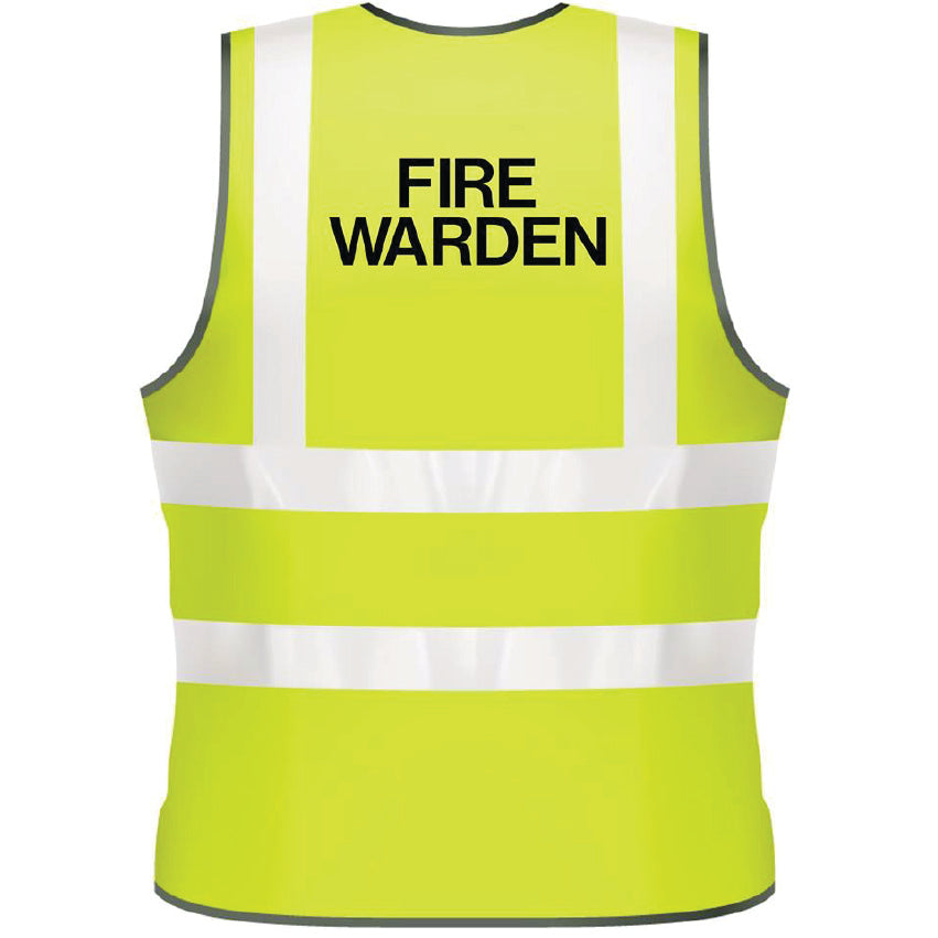 NEO00967 Fire Warden Adults Hi-Viz Vests