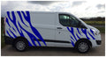 Tiger stripes for Transit Custom SIngle Colour