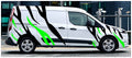 Tiger stripes for Transit Connect Two Colour