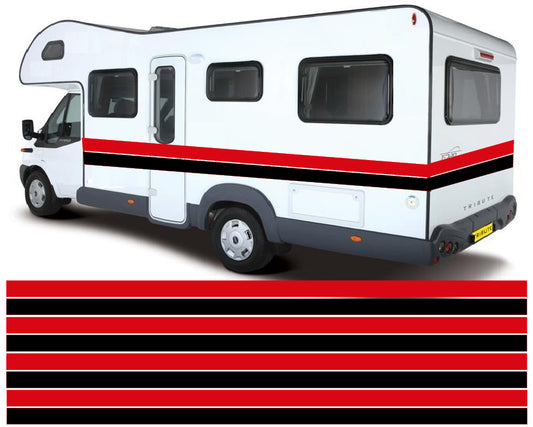 10m 2colour Motorhome Vinyl Twin Stripes Caravans Camper Horsebox Stickers