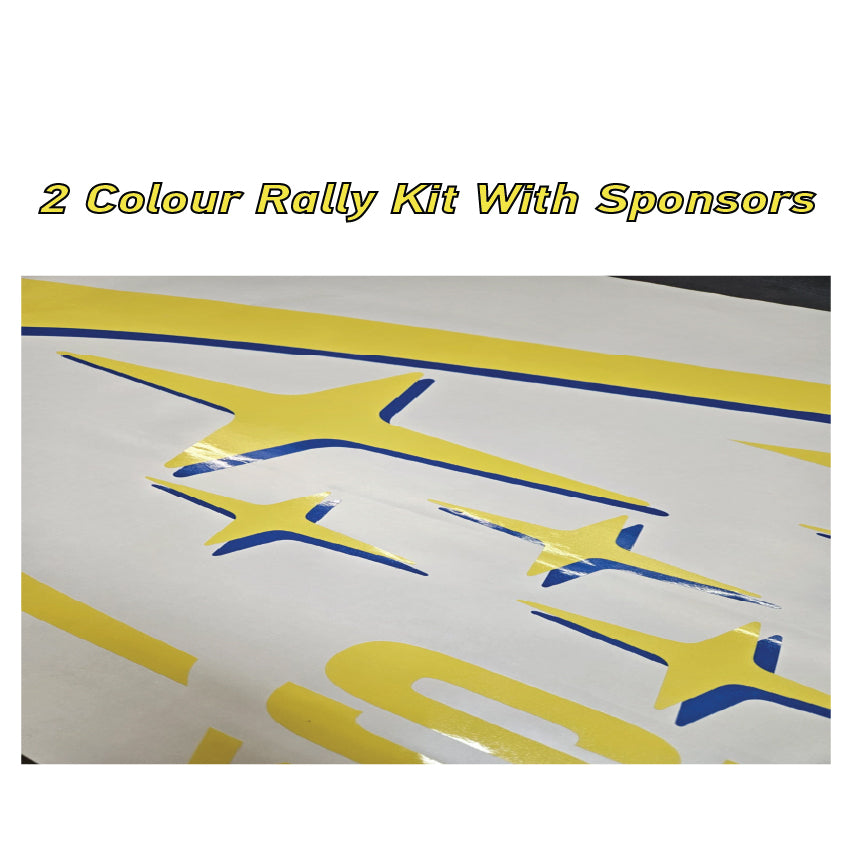 Subaru World Rally Kit 2 Colour with Sponsors for Subaru Impreza wrx sti graphics stickers decals Graphic