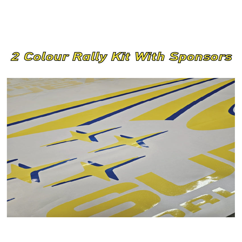 Subaru World Rally Kit 2 Colour with Sponsors for Subaru Impreza wrx sti graphics stickers decals Graphic