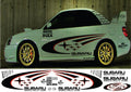 Subaru World Rally Kit 2 Colour with Sponsors for Subaru Impreza wrx sti graphics stickers decals Graphic
